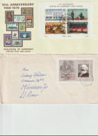 Ten Covers Franked W/Souvenir Sheets From Whole World. Postal Weight 0,120 Kg. Please Read Sales Conditions  - Colecciones (sin álbumes)