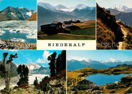 12856105 Riederalp Bergsee Gletscher Alpenpanorama Riederalp - Sonstige & Ohne Zuordnung