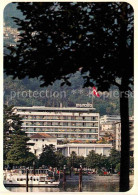 12840485 Locarno Lago Maggiore Hotel Muralto Fahrgastschiff Bootsanleger Locarno - Sonstige & Ohne Zuordnung