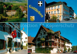 12807595 Gottlieben Schloss Ortsmotiv Hotel Restaurant Fachwerkhaus Gottlieben - Other & Unclassified