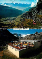 12799355 Gemmipass Wallis Gemmibahn Restaurant Wildstrubel Sonnenterrasse Alpenp - Sonstige & Ohne Zuordnung