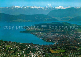 12781905 Luzern LU Vierwaldstaettersee Alpenpanorama Fliegeraufnahme Luzern - Autres & Non Classés