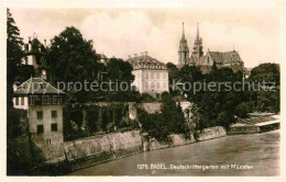 12766515 Basel BS Deutschrittergarten Mit Muenster Basel - Sonstige & Ohne Zuordnung