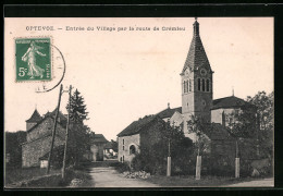 CPA Optevoz, Entrée Du Village Par La Route De Crémieu  - Crémieu