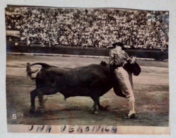 Photographie - Image D'une Corrida En Espagne (7 Cm X 5 Cm). - Professions