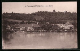 CPA Le Port De Quirieu, Le Rhône  - Other & Unclassified