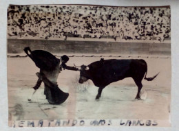 Photographie - Image D'une Corrida En Espagne (7 Cm X 5 Cm). - Profesiones