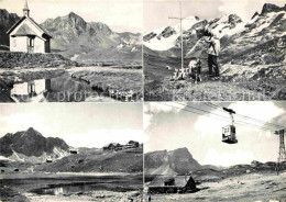 12756985 Melchtal Bergsee Bergkapelle Kreuz Seilbahn Gebirgspanorama Melchtal - Sonstige & Ohne Zuordnung