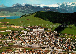 12731455 Einsiedeln SZ Fliegeraufnahme Kloster  Einsiedeln - Andere & Zonder Classificatie