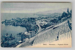 12724725 Montreux VD Paysage D Hiver Montreux - Autres & Non Classés