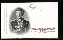 AK General-Feldmarschall Edwin Freiherr Von Manteuffel  - Sonstige & Ohne Zuordnung