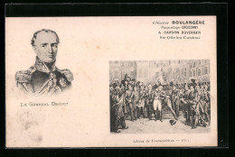 AK Le Général Drouot, Adieux De Fontainebleau  - Altre Guerre