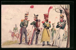 Künstler-AK Hamburg, Märzfeier 1913, Hanseatische Legion, Infanterie 1814, Befreiungskriege  - Altre Guerre