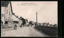 CPA Montaigut, L`Auvergne Pittoresque, Route De Saint Éloy  - Montaigut