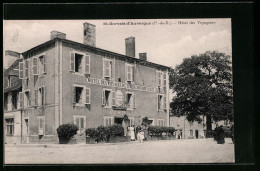 CPA St-Gervais-d`Auvergne, Hôtel Des Voyageurs  - Saint Gervais D'Auvergne