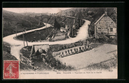 CPA Tauves, Tournant Du Pont De La Garde  - Autres & Non Classés