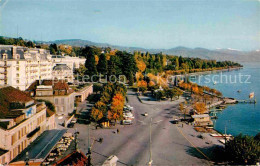 12679525 Ouchy Les Hotels Et Les Quais Lac Leman Herbststimmung Am Genfersee Ouc - Sonstige & Ohne Zuordnung