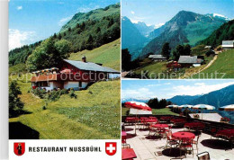12678615 Braunwald GL Bergrestaurant Nussbuehl Terrasse Alpenpanorama Braunwald  - Sonstige & Ohne Zuordnung