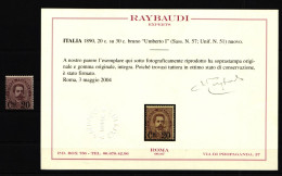 Italien 56 Postfrisch Mit Expertise Raybaudi #IO867 - Ohne Zuordnung