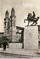 12672405 Zuerich ZH Hans Waldmann Denkmal Grossmuenster Zuerich - Andere & Zonder Classificatie