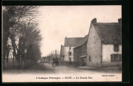 CPA Olby, La Grande Rue  - Autres & Non Classés