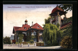 AK Essen-Rüttenscheid, Colonie Altenhof, Erholungsheim Und Kath. Kirche  - Essen