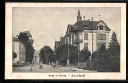 AK Lahr In Baden, Kaiserstrasse Mit Radfahrern  - Lahr