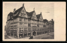 AK München, Strassenpartie Am Kaufhaus Oberpollinger  - München