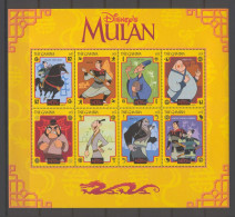 Disney Gambia 1998 Mulan Sheetlet #1 MNH - Disney