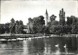 12590925 Romanshorn Bodensee Kirche Bootshafen Romanshorn - Autres & Non Classés