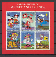 Disney Ghana 1998 Mickey And Friends #1 MS MNH - Disney