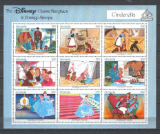 Disney Grenada 1987 Cinderella Sheetlet MNH - Disney