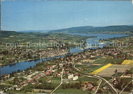 12588345 Wagenhausen TG Mit Stein Am Rhein Und Untersee Bodensee Fliegeraufnahme - Sonstige & Ohne Zuordnung