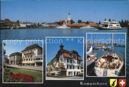 12587555 Romanshorn Bodensee Faehrschiff Hafen Hotel Denkmal Romanshorn - Autres & Non Classés