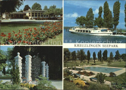 12587065 Kreuzlingen TG Seepark Eingangstor Wasserspiele Ausflugsdampfer Kreuzli - Otros & Sin Clasificación