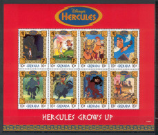 Disney Grenada 1998 Hercules Grows Up Sheetlet MNH - Disney