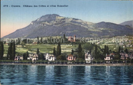 12586265 Clarens Montreux Lac Leman Chateau Des Cretes Villas Dubochet Genfersee - Autres & Non Classés