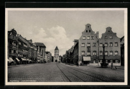 AK Augsburg, Blick In Die Jakoberstrasse  - Augsburg