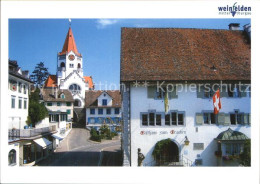 12578825 Weinfelden Kirche Gasthaus Zum Trauben Weinfelden - Autres & Non Classés