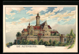 Lithographie Bamberg, Die Altenburg  - Bamberg