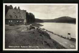 AK Forbach, Die Schwarzenbach-Talsperre Mit Haus  - Forbach