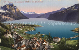 12574975 Weesen Walensee Mit Leistkamm Und Churfirsten Weesen - Sonstige & Ohne Zuordnung