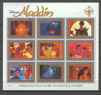 Disney Guyana 1993 Aladdin Sheetlet #2 MNH - Disney