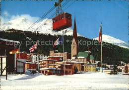 12488625 Davos GR Seilbahn Mit Schatzalp Davos Platz - Andere & Zonder Classificatie