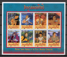 Disney Guyana 1995 Pocahontas Sheetlet #1 MNH - Disney