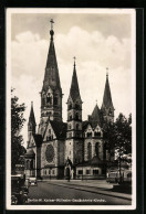 AK Berlin-W., Die Kaiser-Wilhelm-Gedächtnis-Kirche  - Charlottenburg