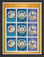 Disney Guyana 1996 Nautical Mickey Sheetlet MNH - Disney