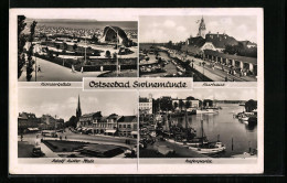 AK Swinemünde, Ostseebad, Kurhaus, Konzertplatz, Platz  - Pommern
