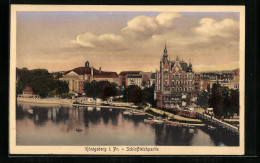 AK Königsberg I. Pr., Schlossteichpartie  - Ostpreussen