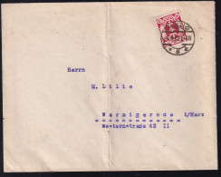 Staatswappen 2 M. Auf Brief Ab Danzig 5 5.4.22 Nach Wernigerode I/Harz,  - Autres & Non Classés